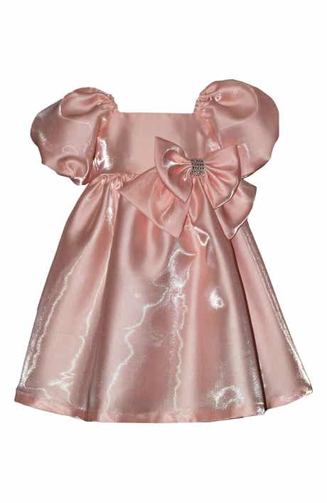 Kids' Metallic Mikado Dress