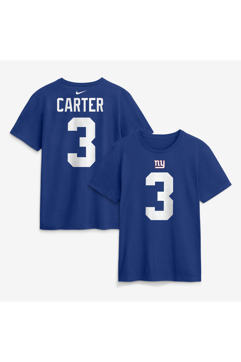 Men's Nike Abdul Carter Royal New York Giants Name & Number T-Shirt, Main, color, Royal