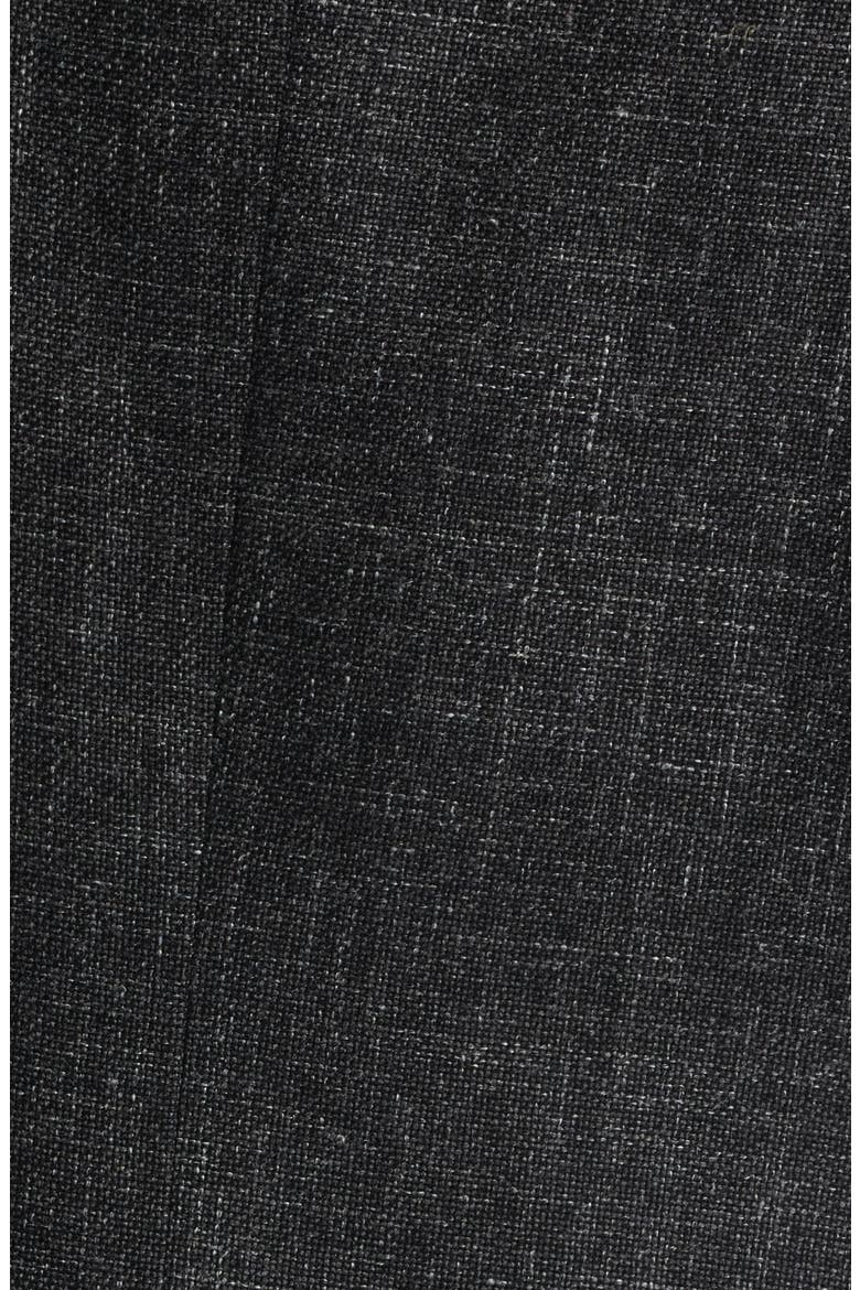 Slub Wool Blend Sport Coat, Alternate, color, BLACK