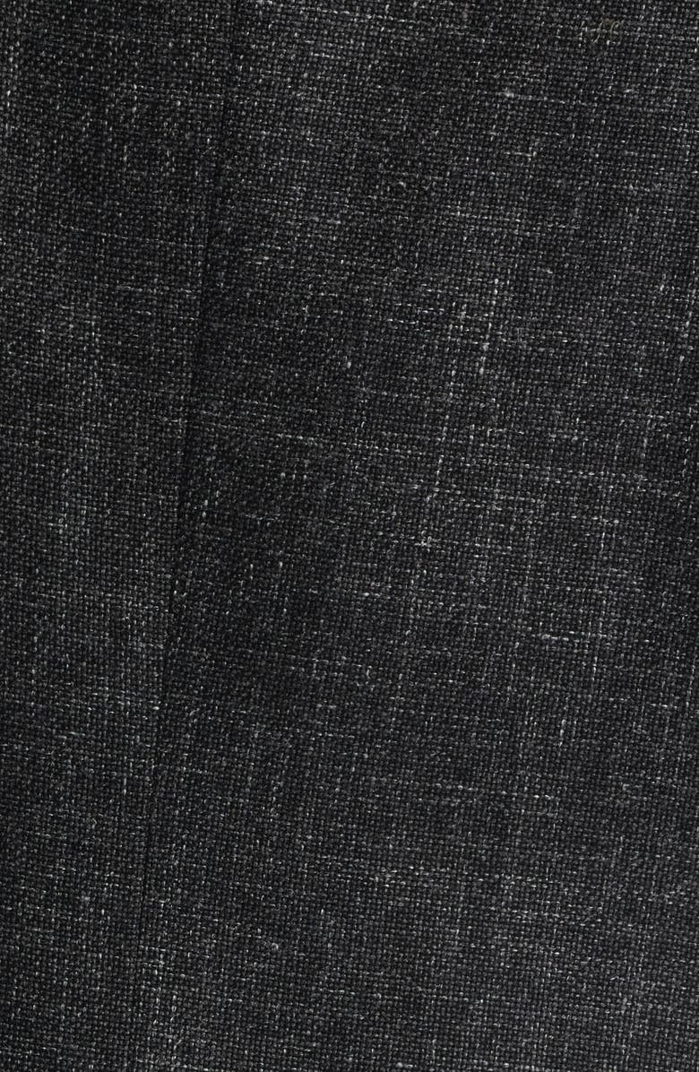 Emporio Armani Slub Wool Blend Sport Coat, Alternate, color, Black