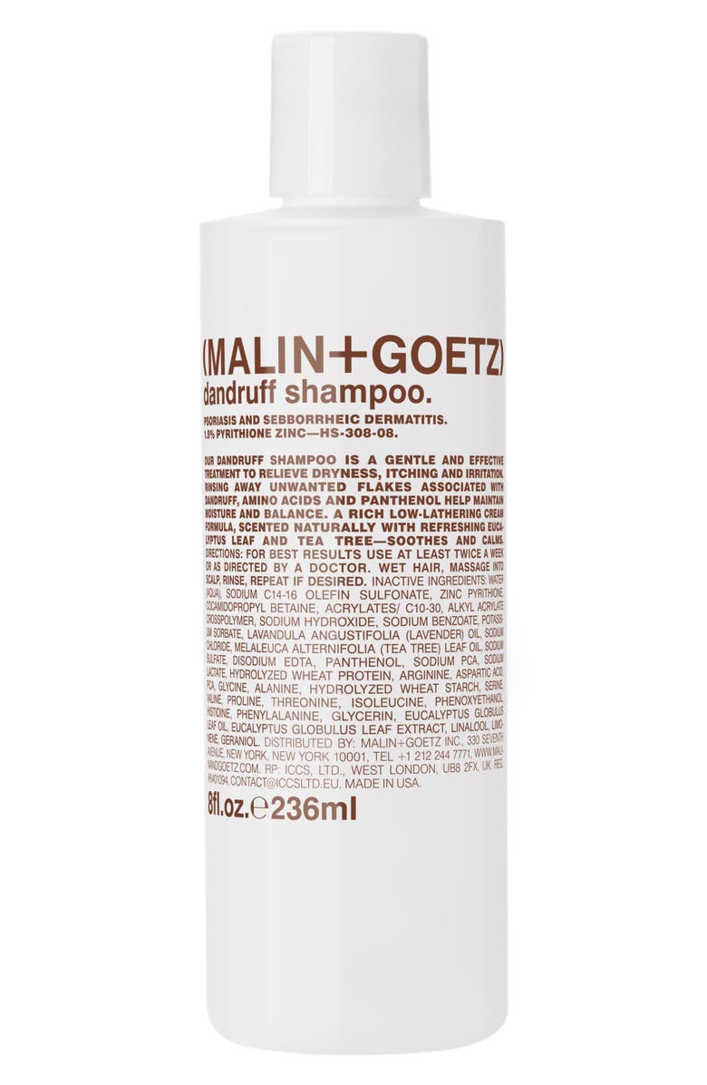 MALIN+GOETZ Dandruff Shampoo, Main, color, 