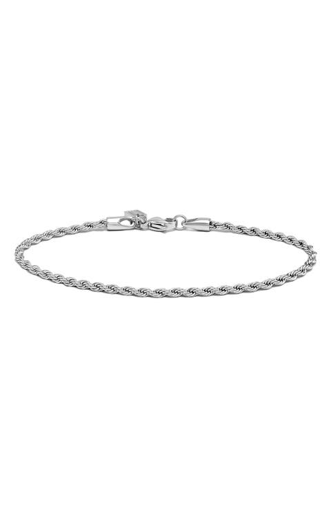 Men's Rope Chain Bracelet