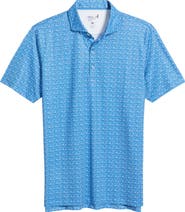johnnie-O Floral Reef PREP-FORMANCE Golf Polo