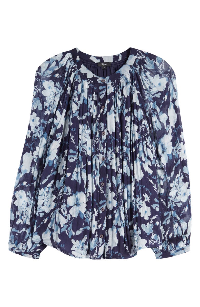 Rails Nessie Pleated Floral Top, Alternate, color, 