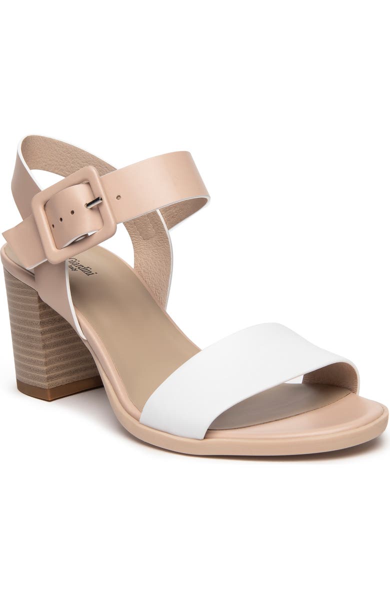 NeroGiardini City Colorblock Ankle Strap Sandal, Main, color,