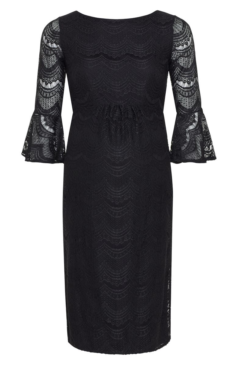 Tiffany Rose Jane Lace Maternity Cocktail Dress, Alternate, color,