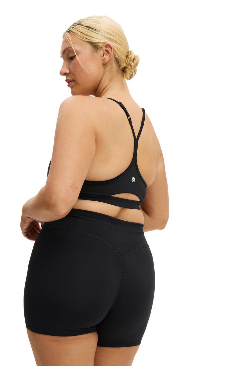 COTTON ON BODY Women's Active Ultra Soft Invisible Scrunch Shortie Short, Alternate, color, Black