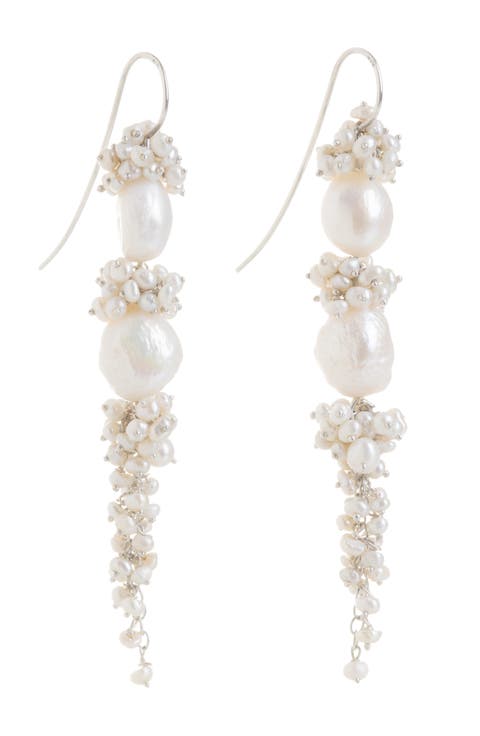 Baroque Pearl Long Drops