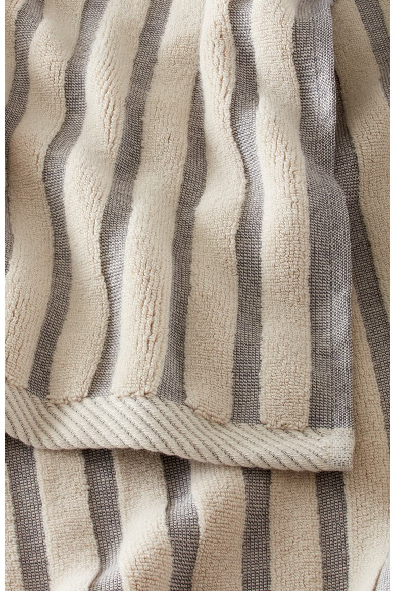 Mixed Stripe 6-Piece Cotton Towel Set, Alternate, color, BEIGE OATMEAL MULTI
