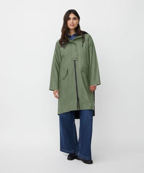 MaTheia Long Sleeve Hooded Coat