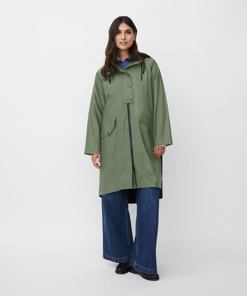Masai Copenhagen Matheia Long Sleeve Hooded Coat In Multi
