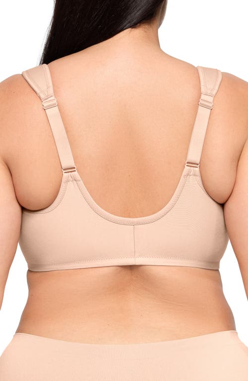 Glamorise Front Clasp Underwire Bra In Cafe