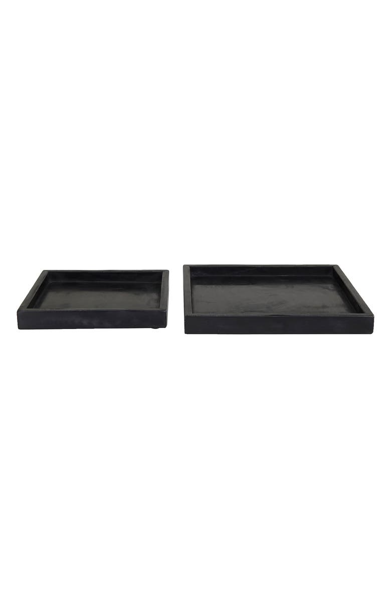 VIVIAN LUNE HOME Set of 2 Marble Trays, Main, color,