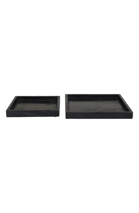 Set of 2 Marble Trays
