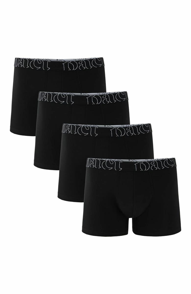 Pact Organic Cotton Everyday Trunk 4-Pack, Main, color, Pact Signature