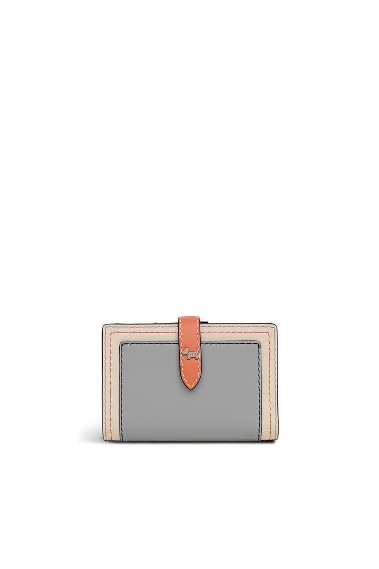 Willis Street - Colourblock Medium Bifold Wallet, Main, color, Steel