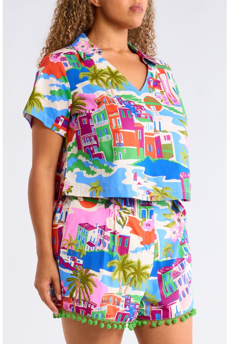 Rumi Collar Shirt, Alternate, color, CREAM-BLUE-MULTI
