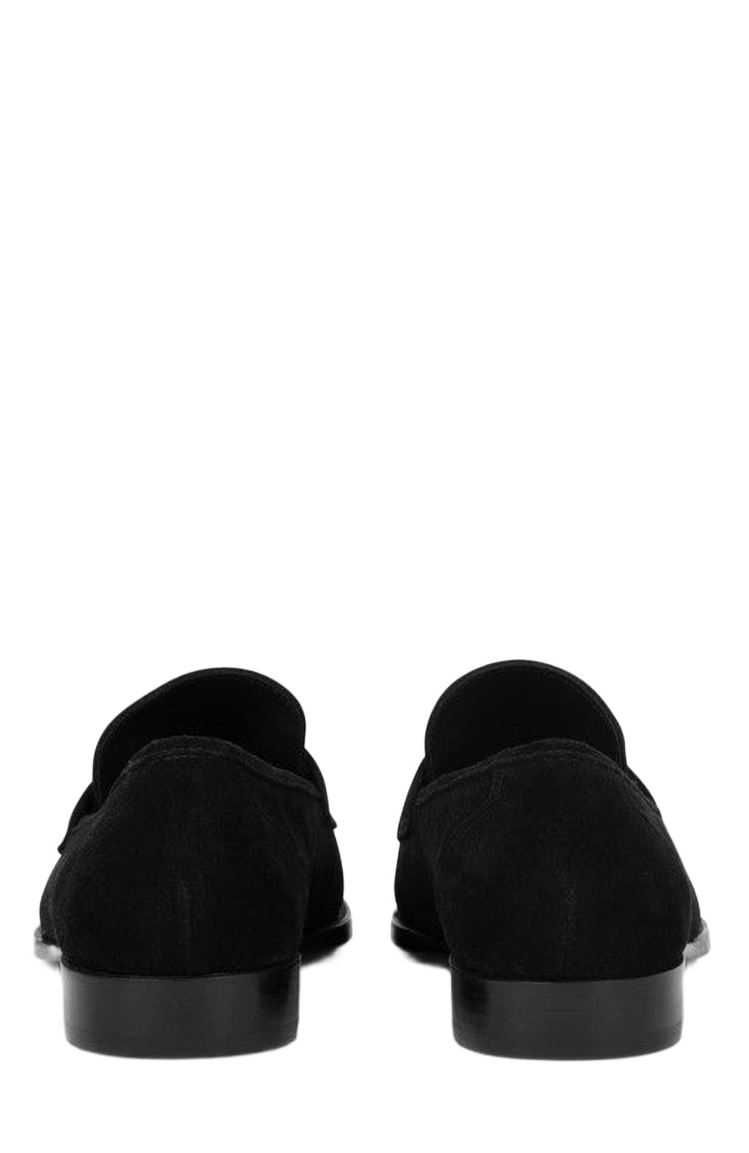 Anthony Veer Belmont Penny Loafer, Alternate, color, Velvet Noir Black