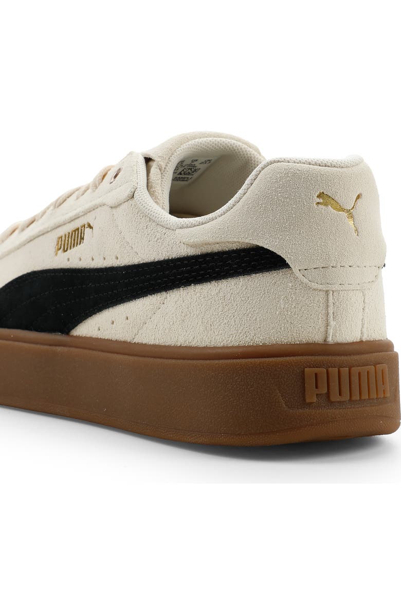PUMA Aveline Sneaker, Alternate, color, Alpine Snow/ Black/ Gold