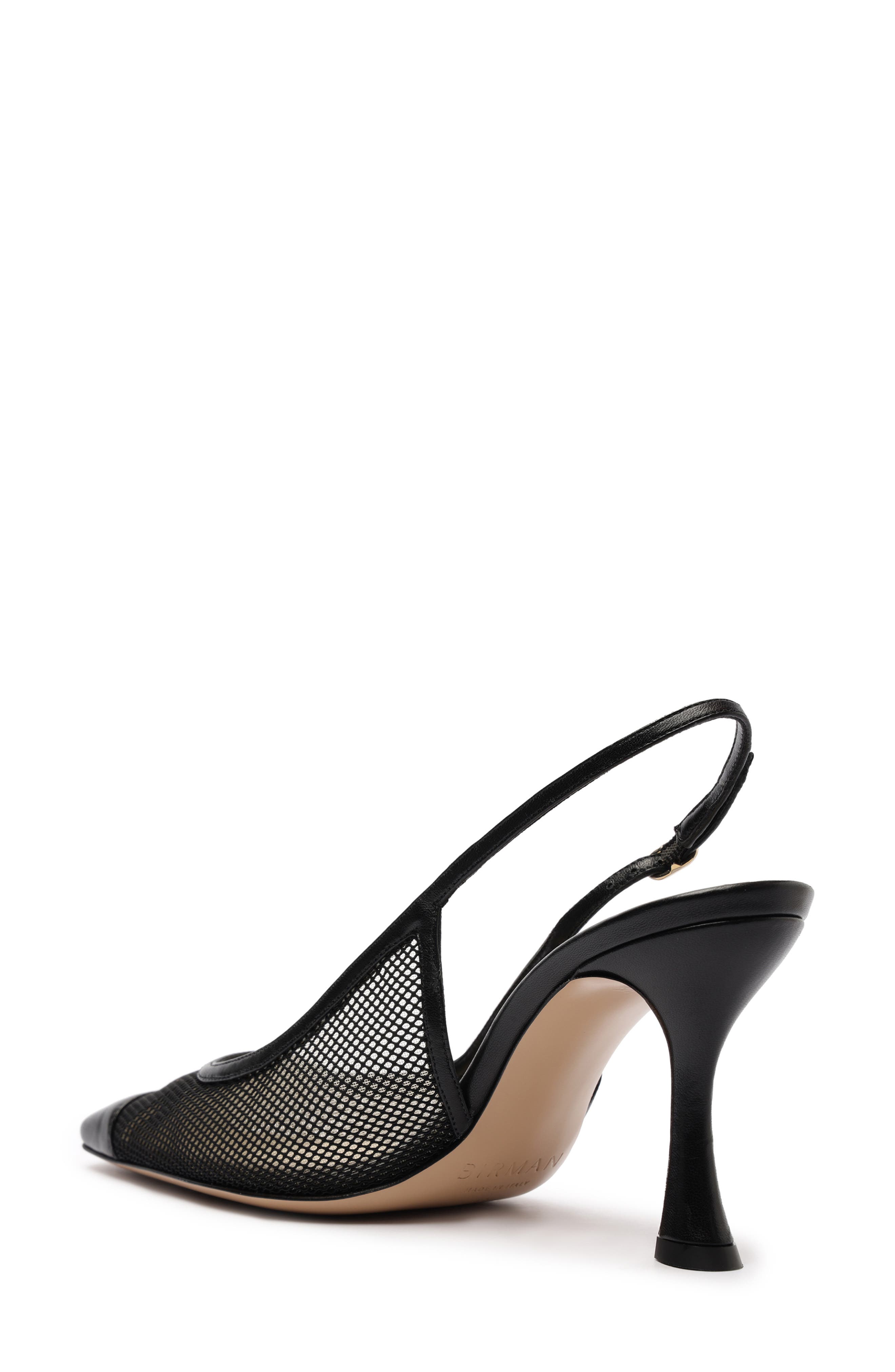 Alexandre Birman Oliva Pointed Toe Slingback Pump, Alternate, color, Black
