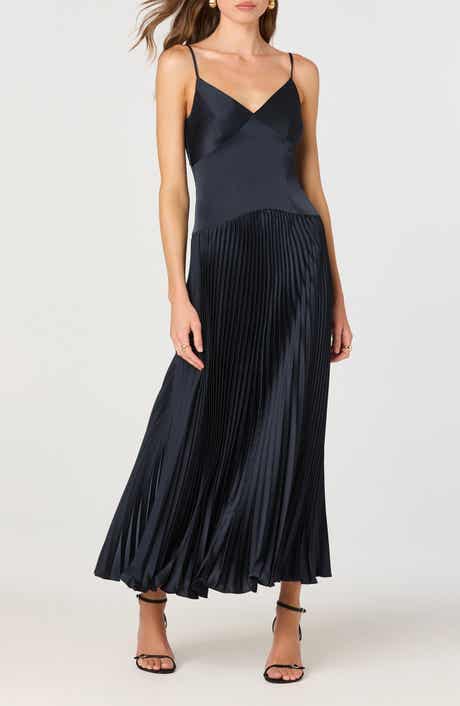 ASTR the Label Pleated Drop Waist Dress