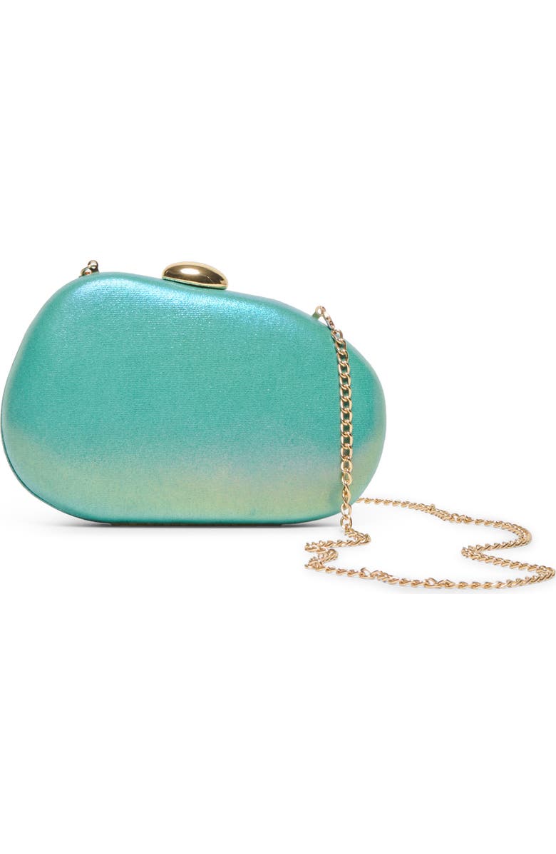 Dolce Vita Dionne Hardshell Clutch, Alternate, color, Turquoise