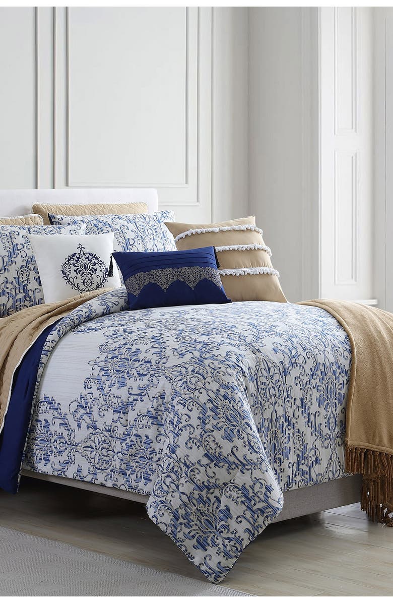 Modern Threads Queen Paragon Comforter/Coverlet Set - Multi, Alternate, color,
