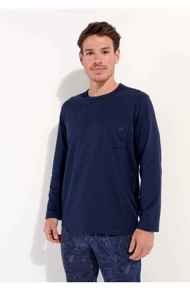 HOM Kenny Long Sleepwear, Alternate, color, Navy Print