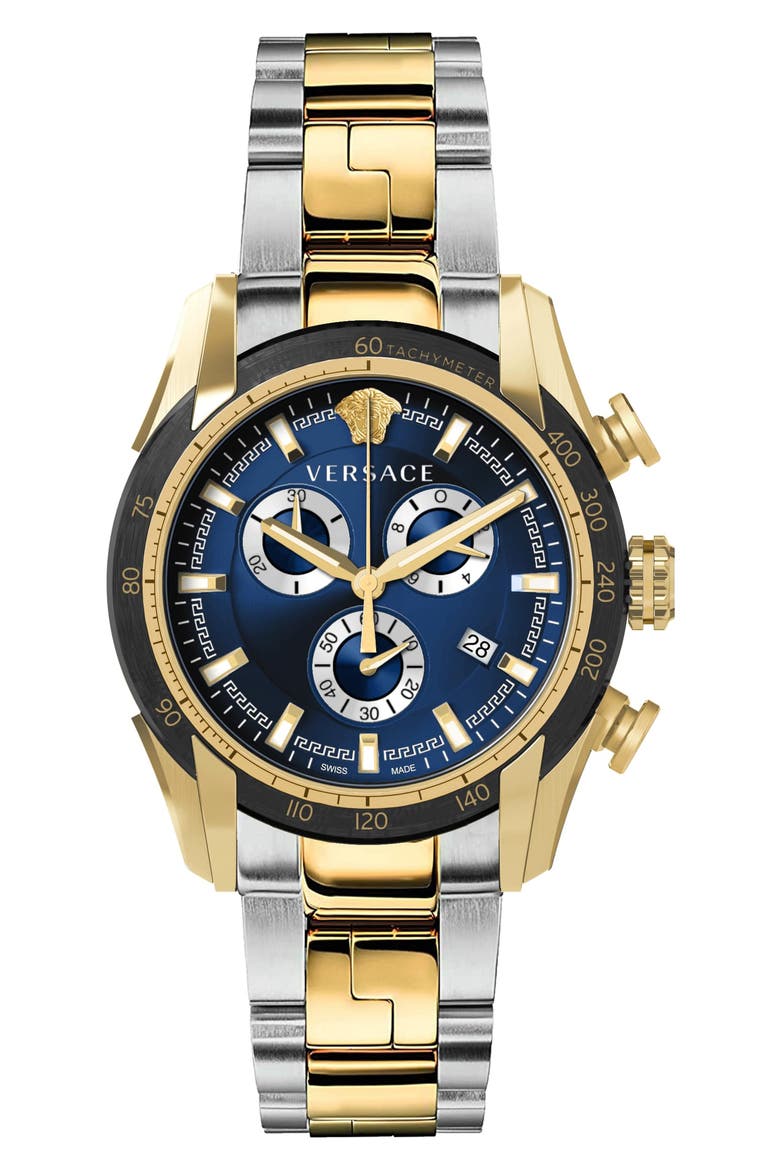V-Ray Chronograph Bracelet Watch, 44mm, Main, color, TWO TONE