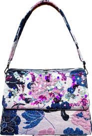 Simitri Midnight Wisteria Trapezee Bag