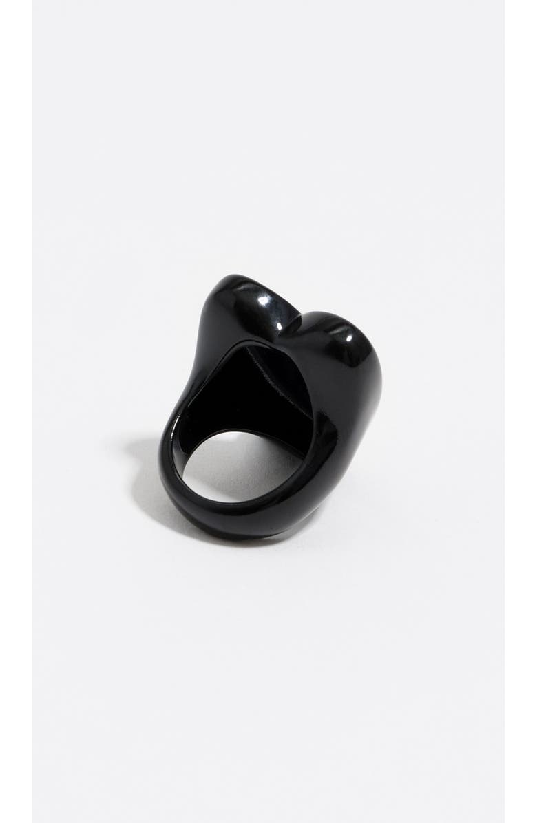 Bimba y Lola Heart Ring, Alternate, color, Black