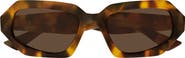 Bottega Veneta Gender Inclusive BV1502S 54mm Polarized Gradient Rectangular Sunglasses