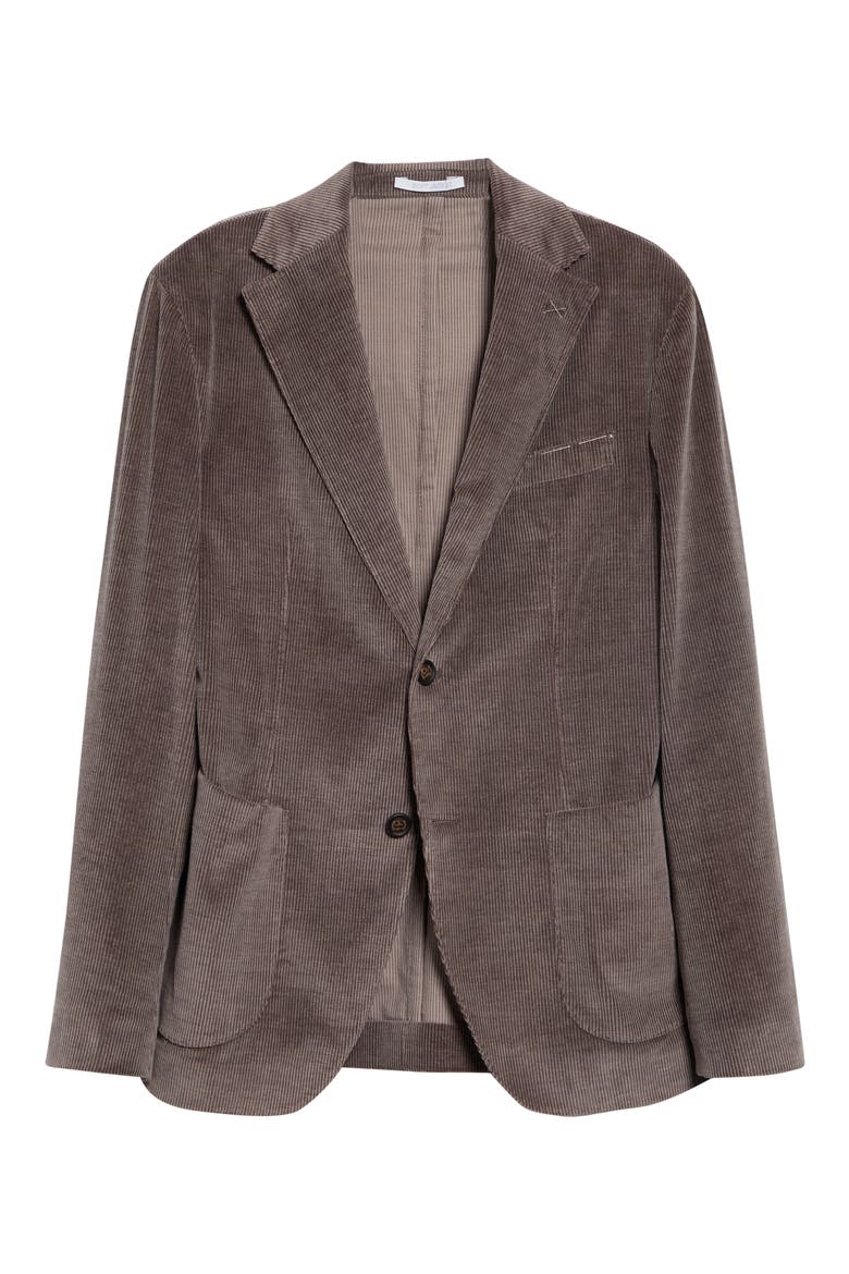 Cotton and Cashmere Corduroy Sport Coat, Main, color, 05 BROWN