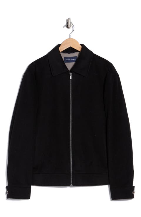 Wool Blend Bomber Jacket