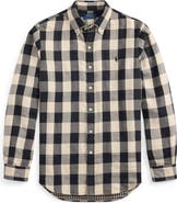 Polo Ralph Lauren Classic Fit Check Cotton Twill Button-Down Shirt