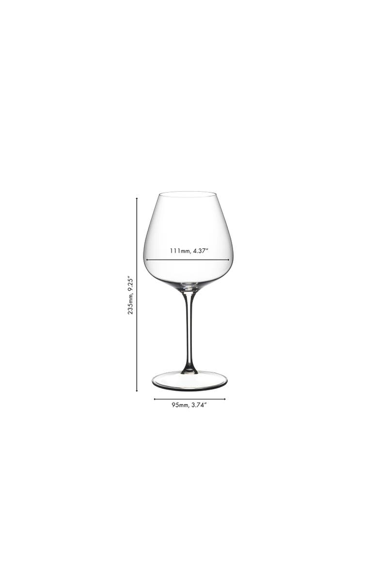 Grape@ Pinot Noir / Nebbiolo/ Aperitivo Glass, Set of 2, 26.5 ounce, Alternate, color, Clear