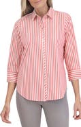 Foxcroft Charlie Stripe Button-Up Shirt