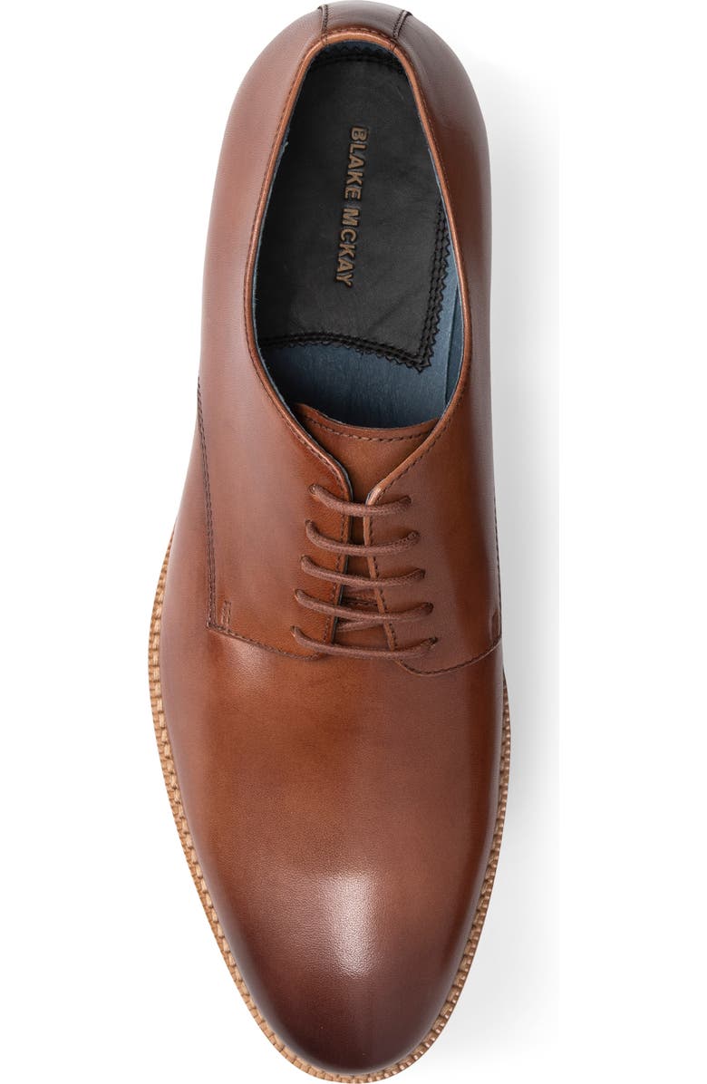 Blake Mckay Damon Plain Toe Derby, Alternate, color, Cognac