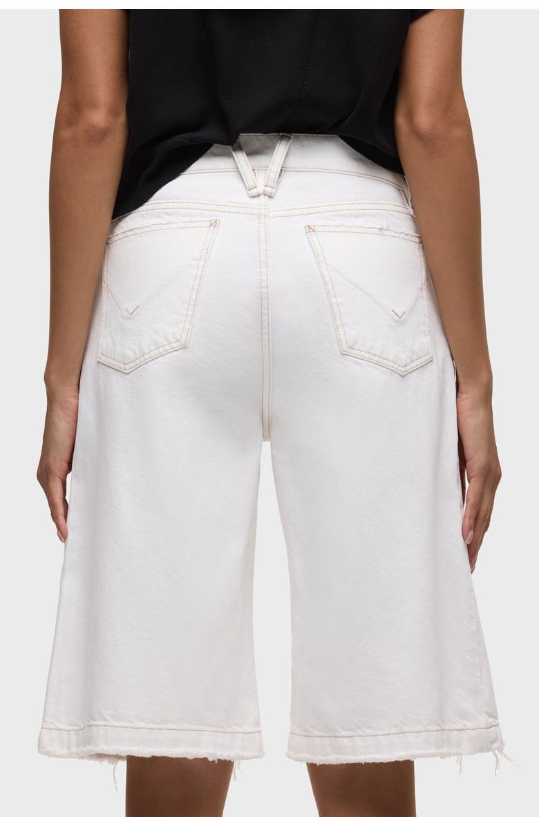 Hudson Jeans skylar dropped long short, Alternate, color, White