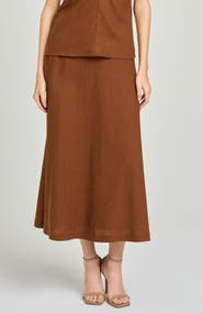 WAYF Capri Midi Skirt