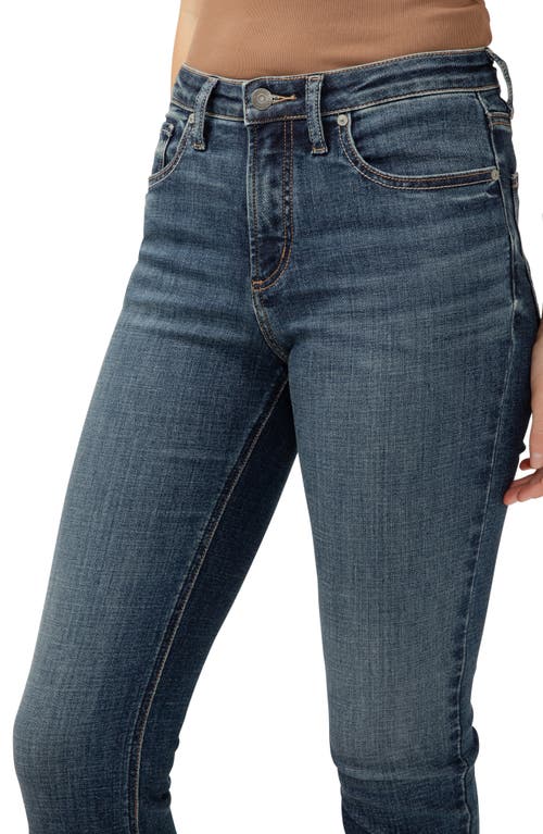 Silver Jeans Co. Most Wanted Mid Rise Ankle Straight Leg Jeans In Indigo