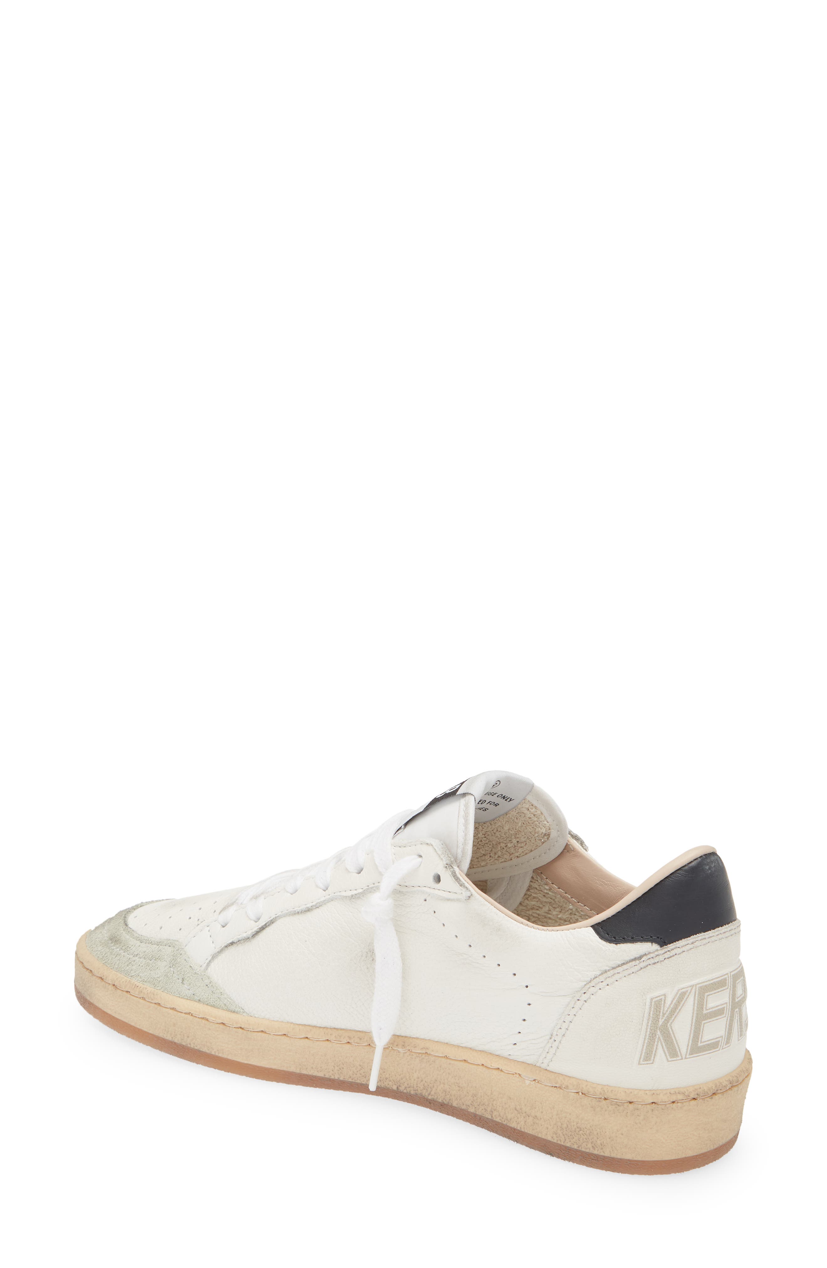 Golden Goose Ball Star Low Top Sneaker, Alternate, color, White/ Ice/ Beige Brown Leo