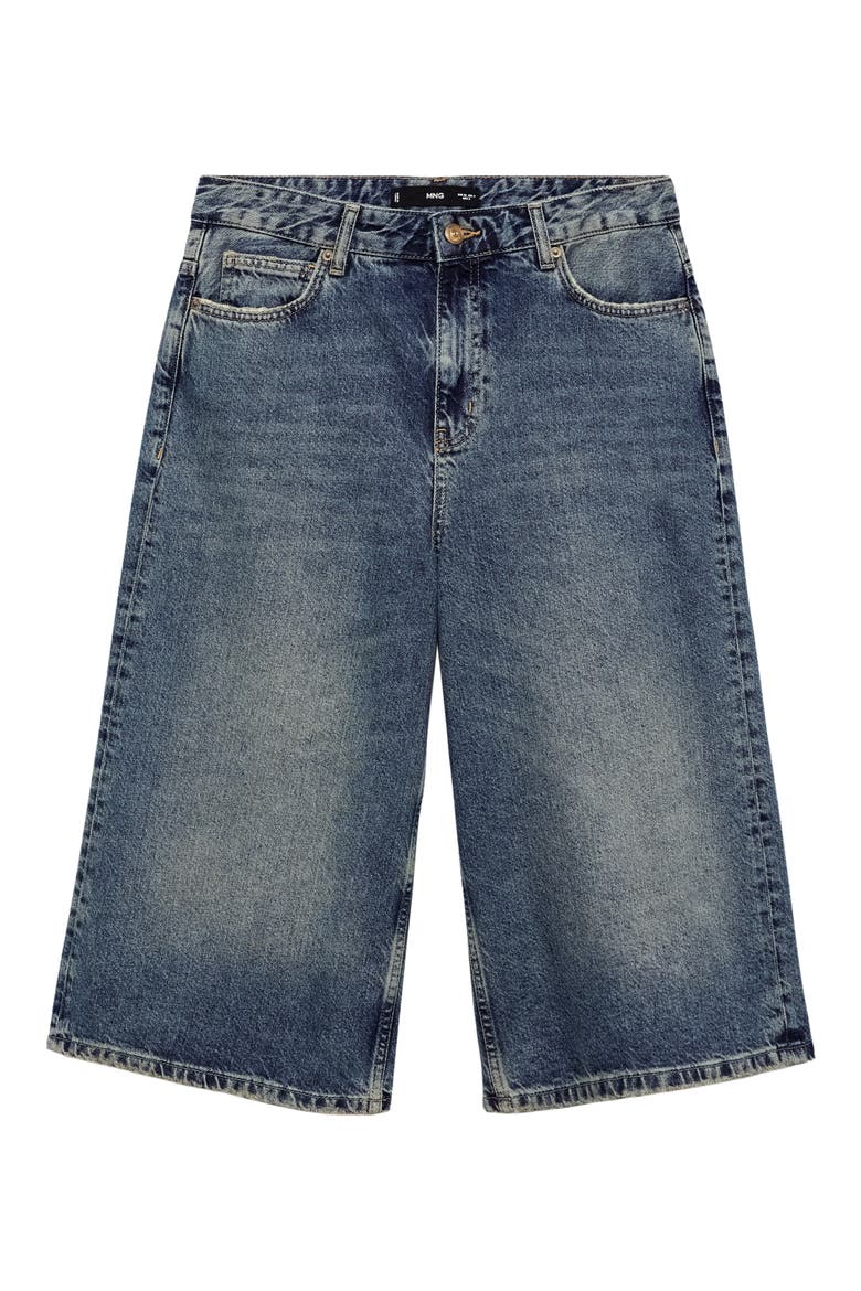 Hazel Denim Bermuda Shorts, Main, color, OPEN BLUE