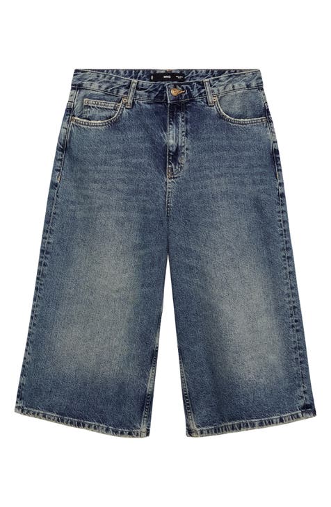 Sanctuary Women's Denim Bermuda Shorts Blue Size 27