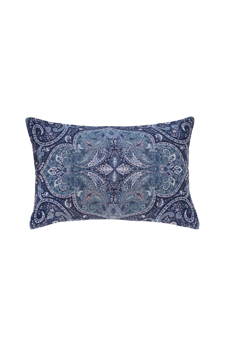 ELISABETH YORK Suman Navy Lumbar Throw Pillows Collection, Main, color, Blue