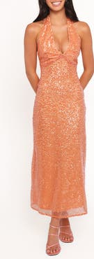 Petal & Pup Eisley Halter Midi Dress