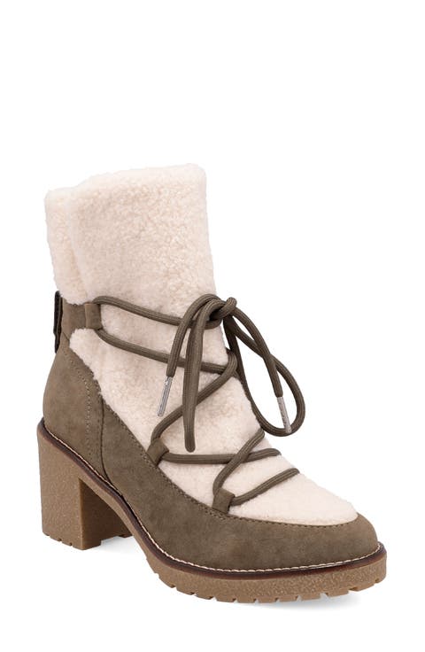Holiday Faux Shearling Bootie (Women)