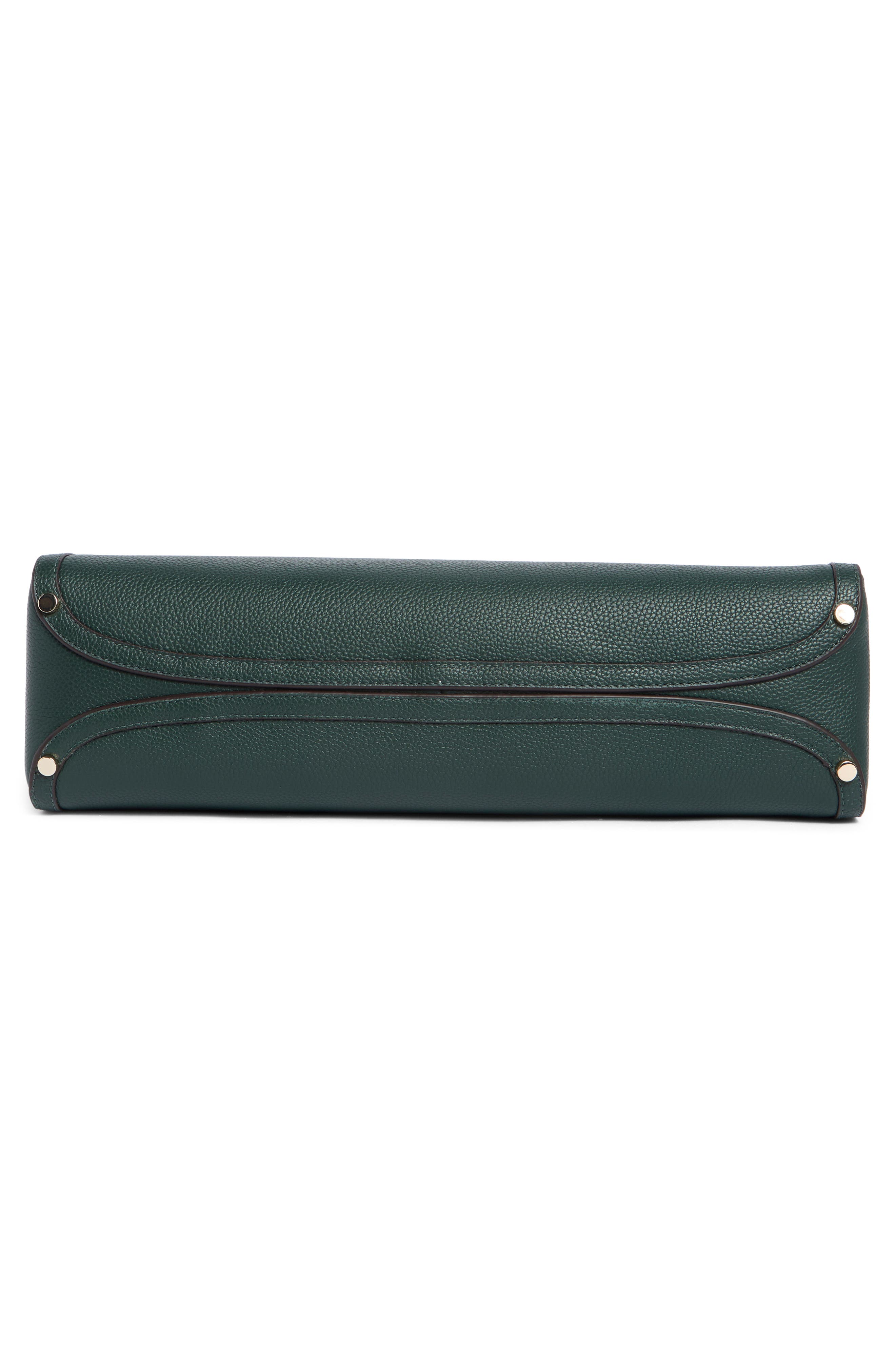 hudson pebbled leather commuter tote, Alternate, color, NORTHERN PINE