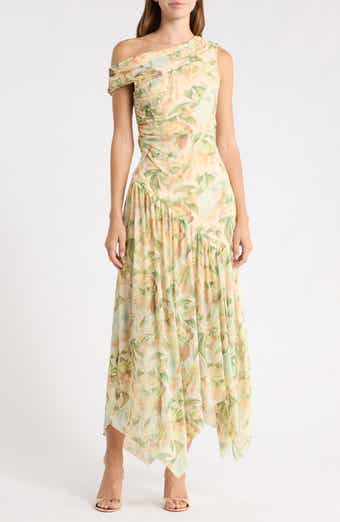 Thalia One Shoulder Midi Dress