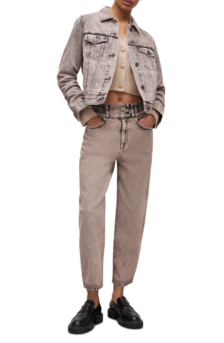 AllSaints Hailey Straight Leg Ankle Jeans, Alternate, color,